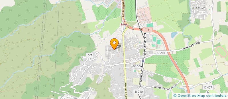 localisation de l'entreprise MADAME JOYCE FORNACCIARI  BORGO
