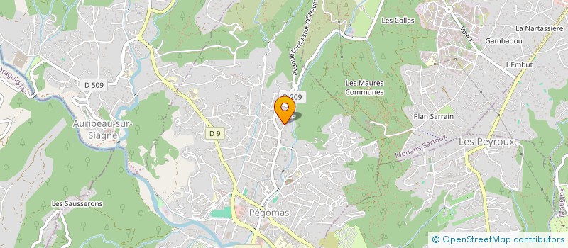 localisation de l'entreprise MADAME JOYCE GULDE  PEGOMAS