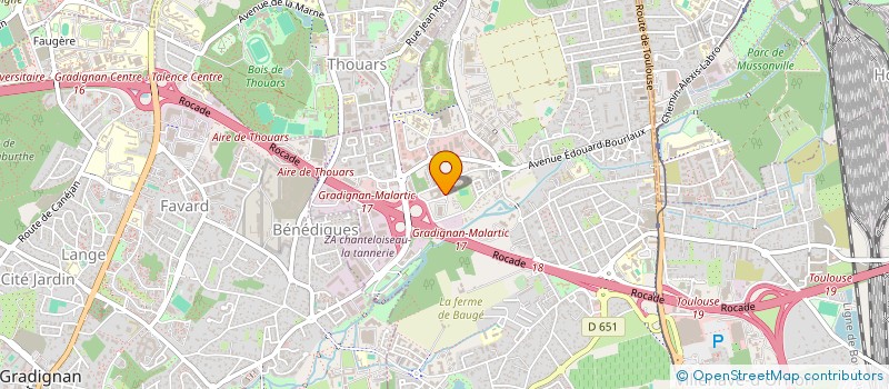 localisation de l'entreprise MADAME JOYCE LEVY NDOUNZI  VILLENAVE-D'ORNON