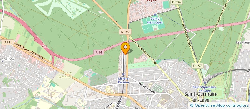 localisation de l'entreprise MADAME JOYCE LUTONADIO TONI  SAINT-GERMAIN-EN-LAYE