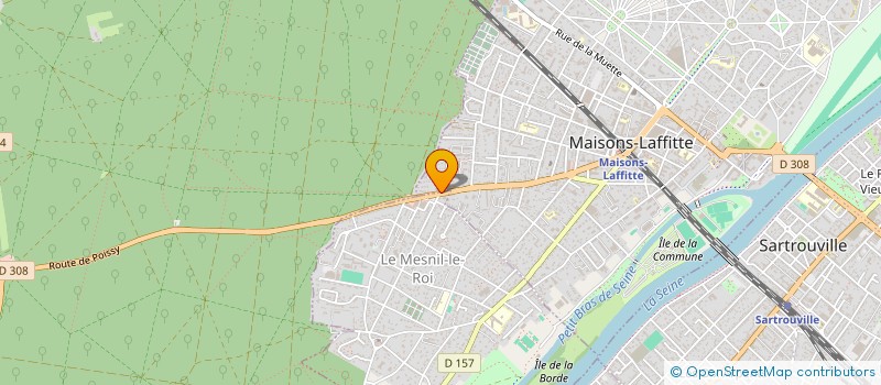 localisation de l'entreprise MADAME JOYCE MANEWA YOBA  MAISONS-LAFFITTE