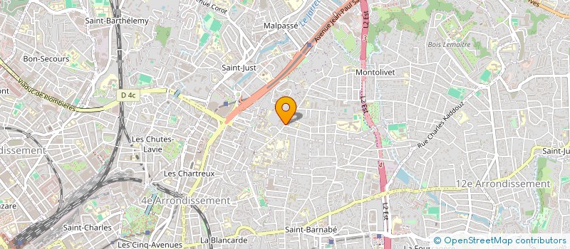 localisation de l'entreprise MADAME JOYCE NOELLI  MARSEILLE