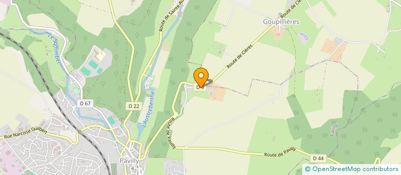 localisation de l'entreprise MADAME JOYCE RISTANOVIC  PAVILLY