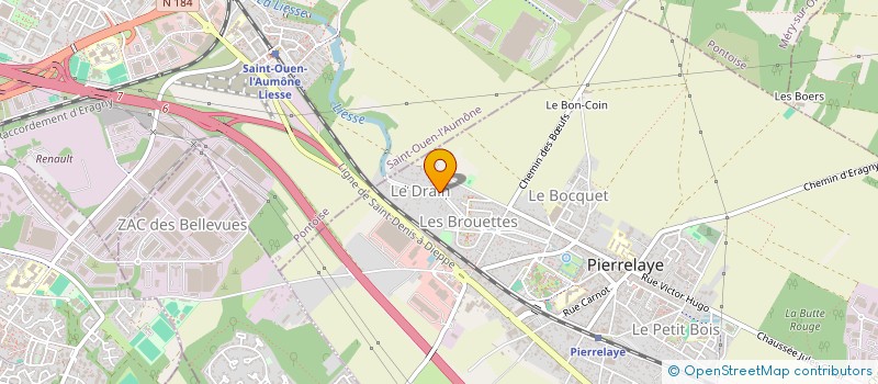 localisation de l'entreprise MADAME JOYS SCHERRER  PIERRELAYE