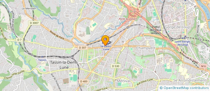 localisation de l'entreprise MADAME JU ANN KERNIELLY  TASSIN-LA-DEMI-LUNE