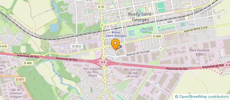 localisation de l'entreprise MADAME JUAN HUANG  BUSSY-SAINT-GEORGES