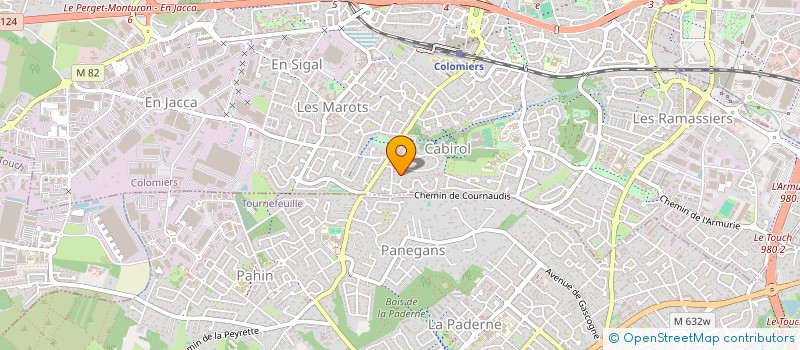 localisation de l'entreprise MADAME JUAN WU à COLOMIERS