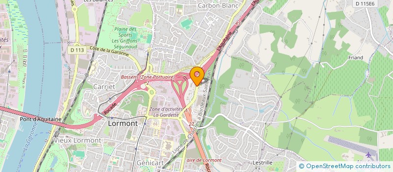 localisation de l'entreprise MADAME JUANA BATISTA  LORMONT