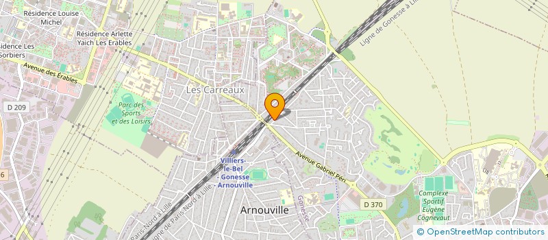 localisation de l'entreprise MADAME JUANA DICKSON  GONESSE