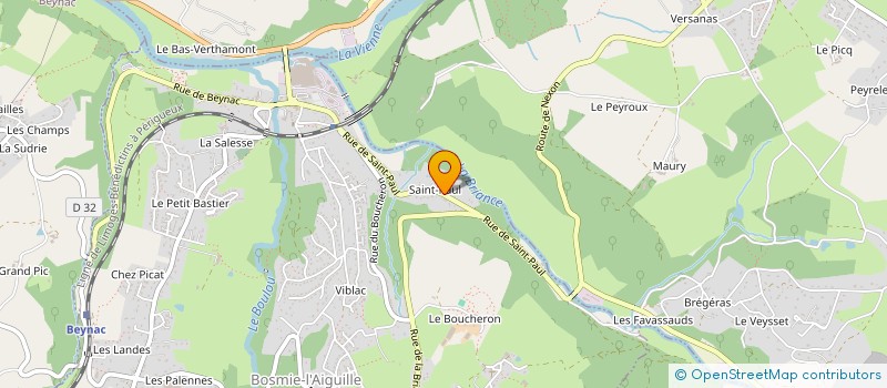 localisation de l'entreprise MADAME JUANA GALLEGO  BOSMIE-L AIGUILLE