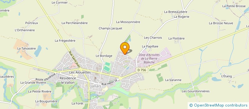 localisation de l'entreprise MADAME JUANA-NATALY RODRIGUEZ FERNANDEZ  BEAUPREAU-EN-MAUGES