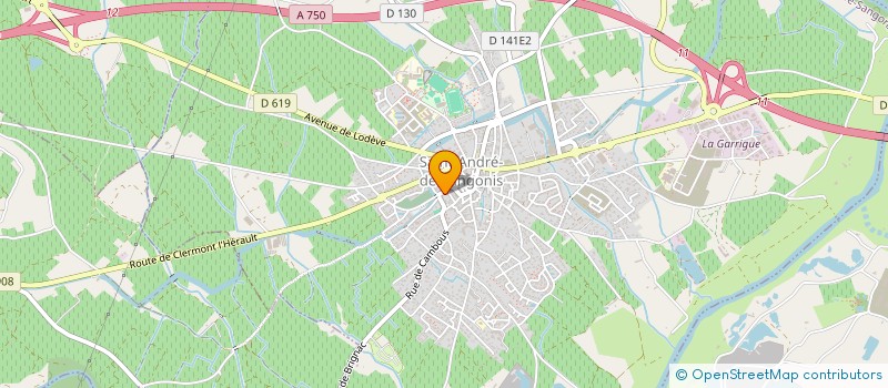 localisation de l'entreprise MADAME JUANA PARRA  SAINT-ANDRE-DE-SANGONIS