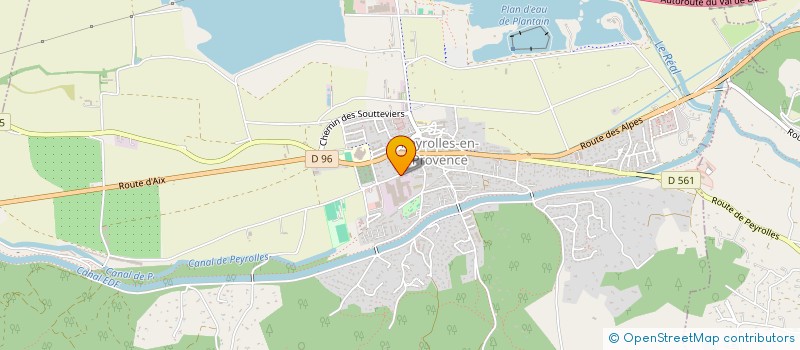 localisation de l'entreprise MADAME JUANA PEREZ  PEYROLLES-EN-PROVENCE