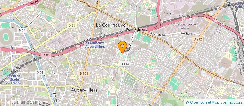localisation de l'entreprise MADAME JUANITA BARTHELERY à AUBERVILLIERS