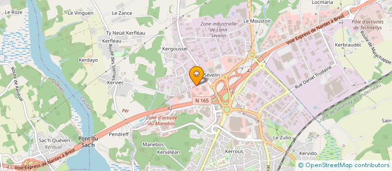 localisation de l'entreprise MADAME JUANITA TOUTAIN  CAUDAN