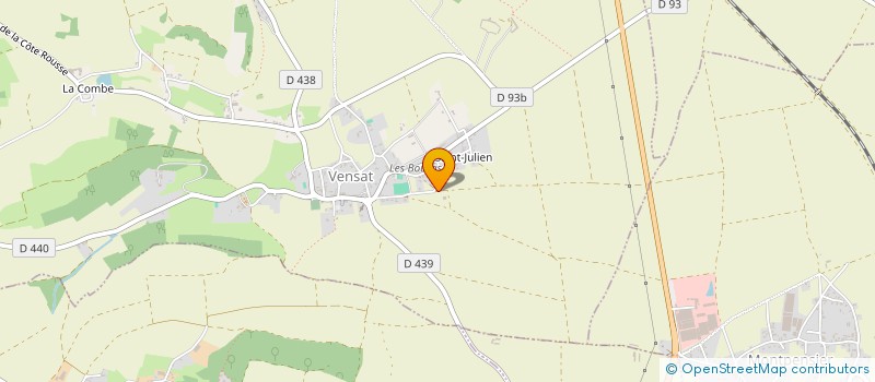 localisation de l'entreprise MADAME JUANITA VALMERY  VENSAT