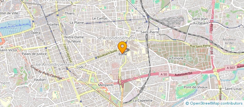 localisation de l'entreprise MADAME JUCILENE TAVARES DE OLIVEIRA à MARSEILLE 5EME