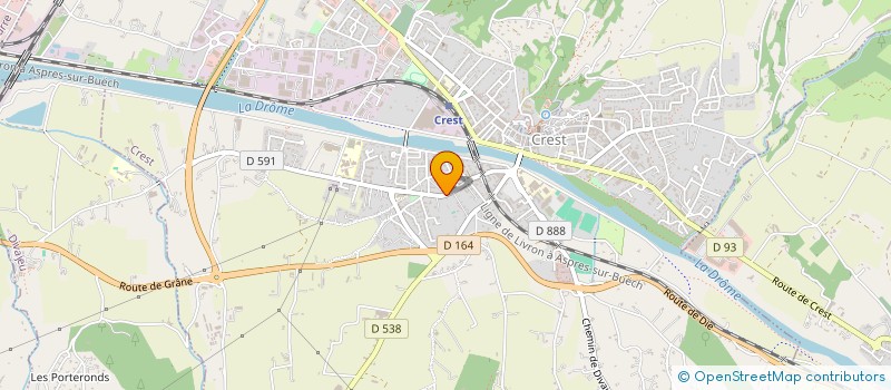 localisation de l'entreprise MADAME JUDICAEL ZAUBITZER à CREST