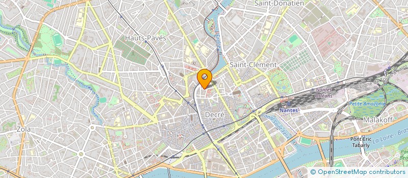 localisation de l'entreprise MADAME JUDICAELLE CROZE à NANTES