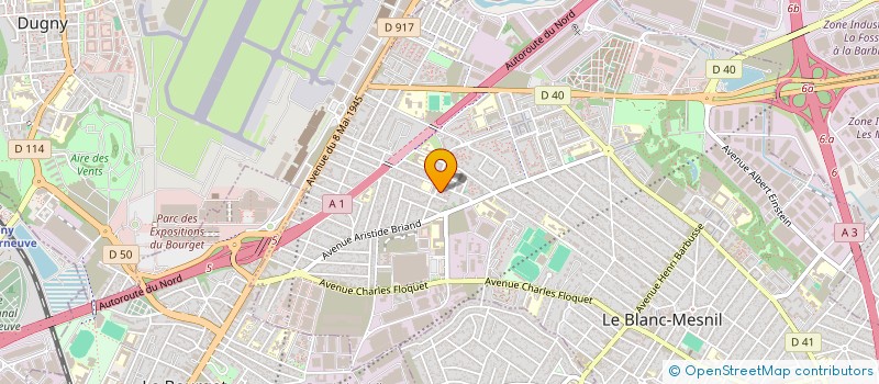 localisation de l'entreprise MADAME JUDICAELLE FANKOU-NANA à LE BLANC-MESNIL