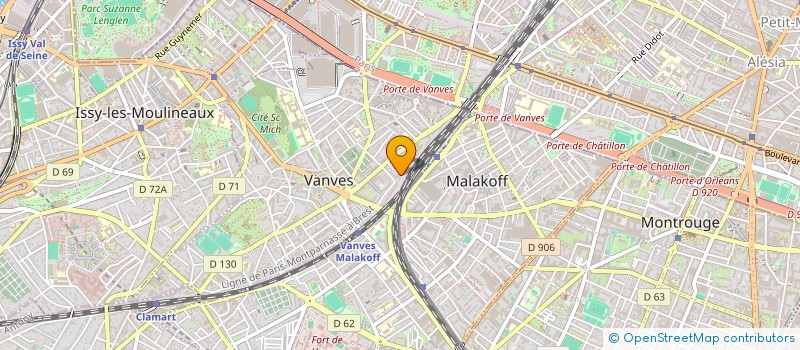 localisation de l'entreprise MADAME JUDICAELLE LAUR CALIF à VANVES