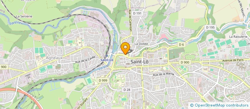 localisation de l'entreprise MADAME JUDICAELLE LECACHEUR  SAINT-LO