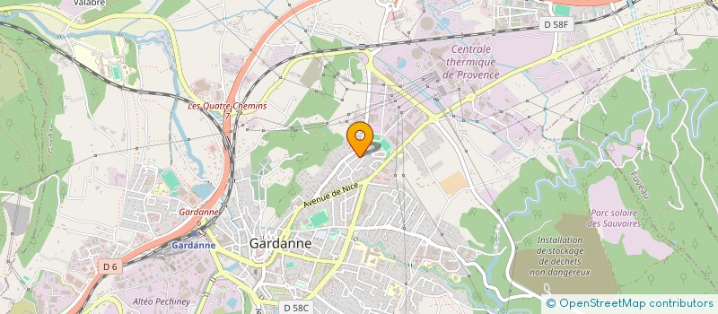 localisation de l'entreprise MADAME JUDICAELLE NARP à GARDANNE