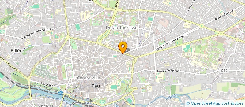 localisation de l'entreprise MADAME JUDICAELLE OTALY YOUMOU à PAU