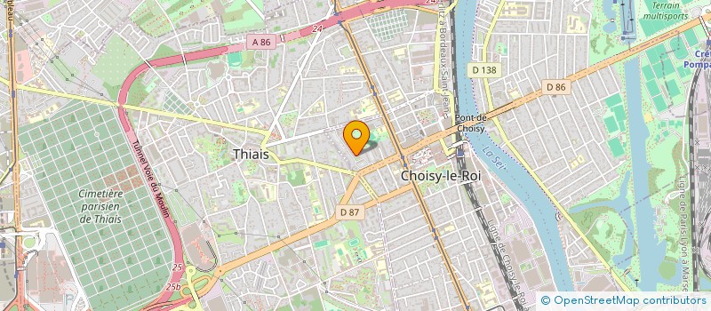 localisation de l'entreprise MADAME JUDICAELLE TSOUMBOU à CHOISY-LE-ROI