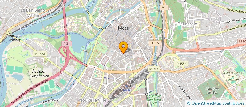 localisation de l'entreprise MADAME JUDIE BROSSIER  METZ