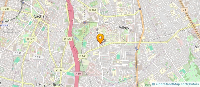 localisation de l'entreprise MADAME JUDIE MAUDZOU  VILLEJUIF