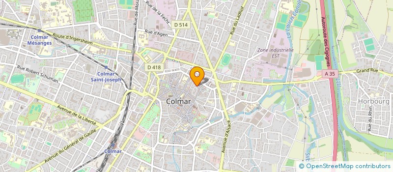 localisation de l'entreprise MADAME JUDIE SALMON  COLMAR