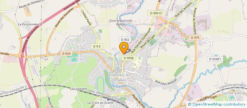 localisation de l'entreprise MADAME JUDIKAELLE KERVELLA  VILLEDIEU-LES-POELES-ROUFFIGNY