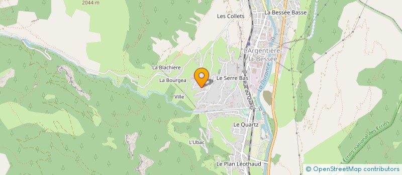 localisation de l'entreprise MADAME JUDIT CARDONA PEREZ  L'ARGENTIERE-LA-BESSEE