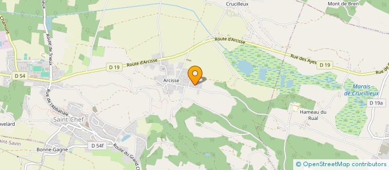 localisation de l'entreprise MADAME JUDIT DOME  SAINT-CHEF