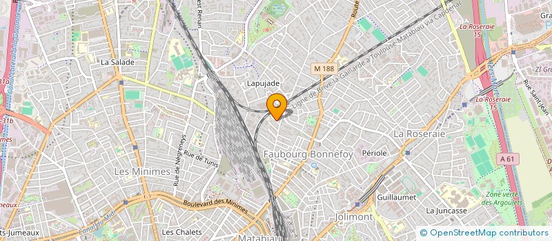 localisation de l'entreprise MADAME JUDIT KOVACS  TOULOUSE