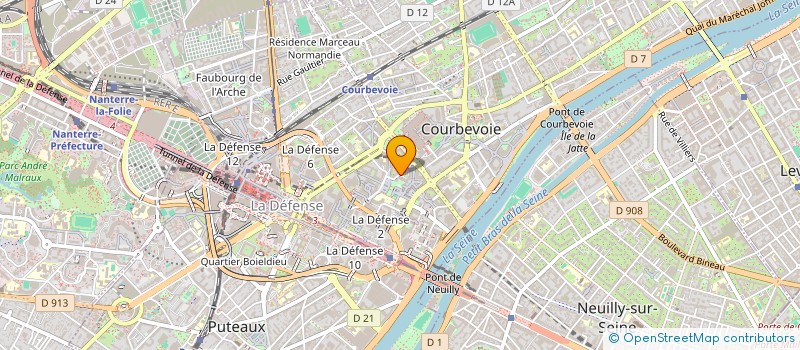 localisation de l'entreprise MADAME JUDIT SIKLOSI à COURBEVOIE