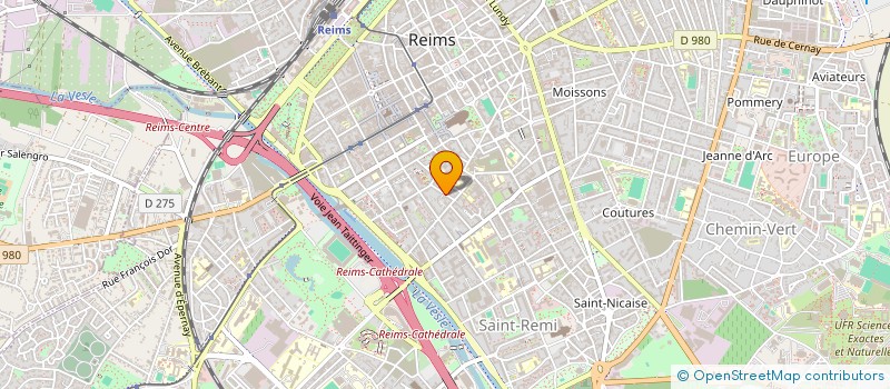 localisation de l'entreprise MADAME JUDITE ALVARES à REIMS