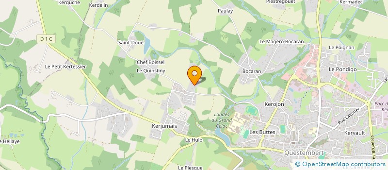 localisation de l'entreprise MADAME JUDITE CONDE PINTO  QUESTEMBERT