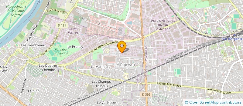 localisation de l'entreprise MADAME JUDITE DA SILVA GAMEIRO à SARTROUVILLE