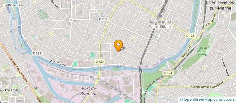 localisation de l'entreprise MADAME JUDITE RAMOS  ALFORTVILLE