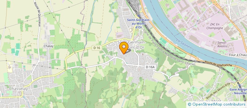 localisation de l'entreprise MADAME JUDITH ALAIZ  SAINT-GERMAIN-AU-MONT-D'OR