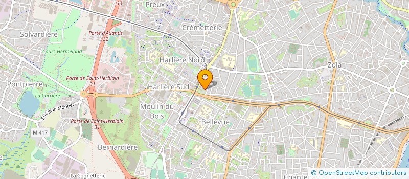localisation de l'entreprise MADAME JUDITH ARICHE à NANTES