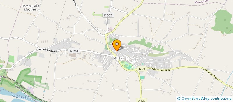 localisation de l'entreprise MADAME JUDITH BARGUES  ALLEX