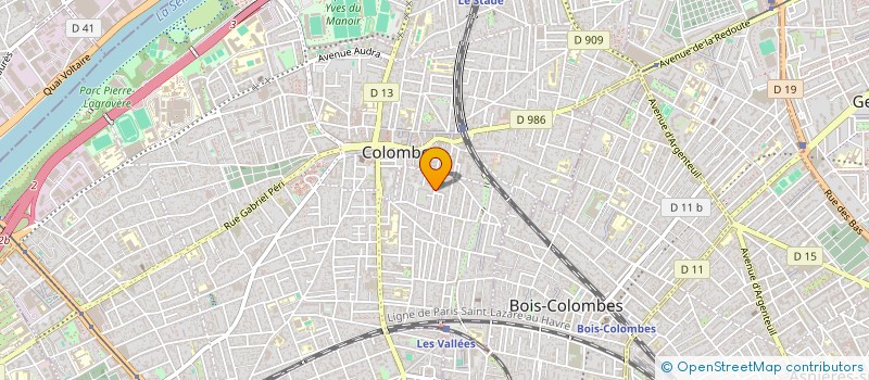 localisation de l'entreprise MADAME JUDITH BARTELLONI à COLOMBES