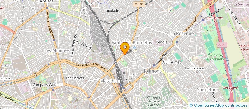 localisation de l'entreprise MADAME JUDITH BEN MEYER à TOULOUSE