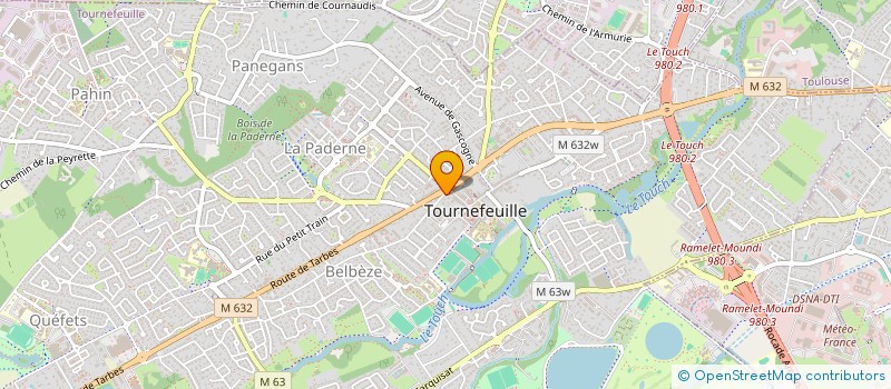 localisation de l'entreprise MADAME JUDITH BENNAHMIAS à TOURNEFEUILLE