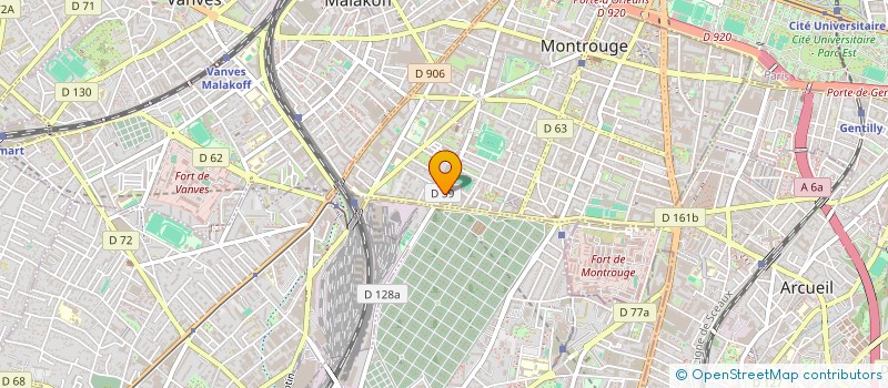 localisation de l'entreprise MADAME JUDITH BOUHADANA  MONTROUGE