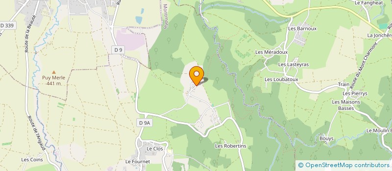 localisation de l'entreprise MADAME JUDITH CHARDON-GROSSARD  MONTMORIN