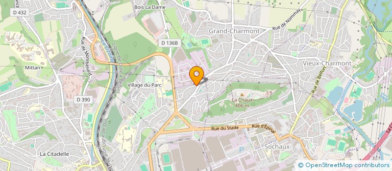 localisation de l'entreprise MADAME JUDITH CHARMOIS  MONTBELIARD
